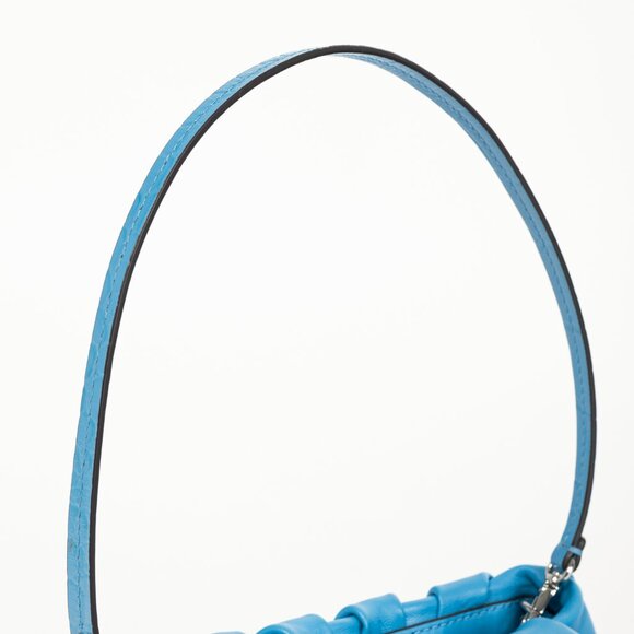 STAUD Bean Marine Ruched-Leather Convertible Mini Bag - Picture 6 of 10